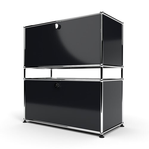 Sideboard 2x1 mit 2 Klapptren, mit Zwischenraum
